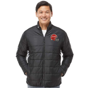 Sidney Cowboys Football Adidas puffer jacket w/ 3 stripe side panels Men-Black