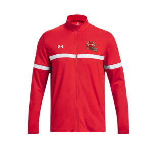 Sidney Cowboys Football Under Armour Men’s Team Knit Warm Up Full Zip-Red/White