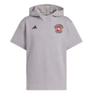 Sidney Volleyball Adidas Men Dugout NWV Short Sleeve Hoodie- Grey