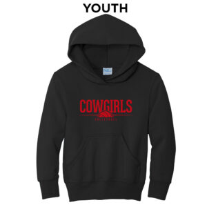 Sidney Volleyball Youth Fleece Hooded Sweatshirt-Black