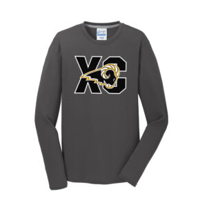 Southeast Polk CC Men  Long Sleeve Essential Blended Performance Tee-Charcoal Grey