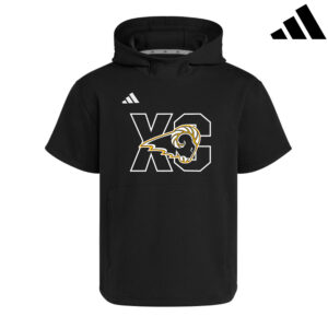 Southeast Polk CC Adidas Adult NWV Short Sleeve Hoodie- BLACK