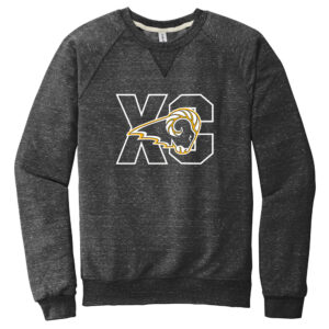 Southeast Polk CC Unisex Jerzees Snow Heather French Terry Raglan Crew-Black