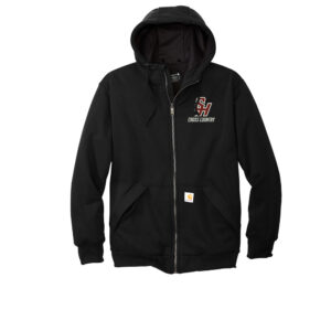 SH Cross Country Carhartt Men Midweight Thermal-Lined Full-Zip Sweatshirt-Black
