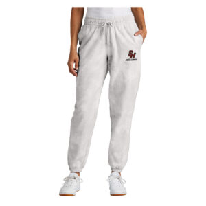 SH Cross Country Port and Company Ladies Beach Wash Cloud Tie Dye Sweatpant-Dove Grey