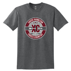 SH Cross Country Unisex Short Sleeve Tee-Dark Grey Heather