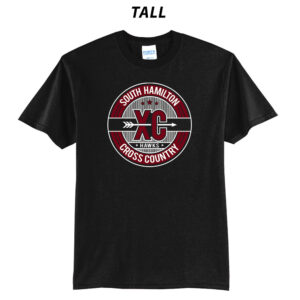 SH Cross Country Tall Unisex Short Sleeve Tee-Black