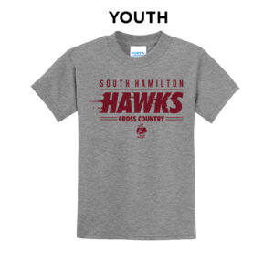 SH Cross Country Youth Short Sleeve Tee-Grey