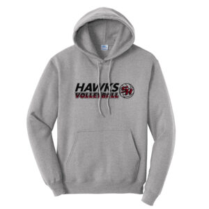 SH Volleyball Unisex Fleece Hooded Sweatshirt-Athletic Heather