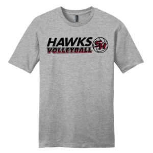 SH Volleyball Unisex Premium Short Sleeve Tee-Light Heather Grey