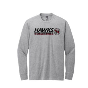 SH Volleyball Unisex Premium Long Sleeve Tee-Light Heather Grey