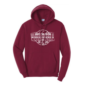 SH Volleyball Unisex Fleece Hooded Sweatshirt-Cardinal