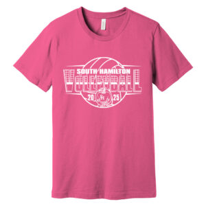 SH Volleyball Bella and Canvas Unisex Short Sleeve Tee-Charity Pink