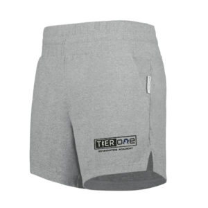 Tier One Holloway Ladies Ventura Soft Knit Shorts-Grey Heather