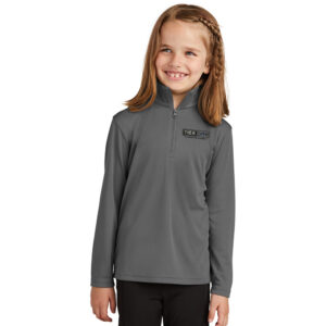 Tier One Sport-Tek YOUTH PosiCharge Competitor 1/4 Zip Pullover-Grey Concrete