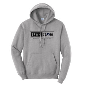 Tier One Unisex Fleece Hooded Sweatshirt-Athletic Heather