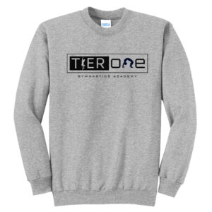 Tier One Unisex Fleece Crewneck Sweatshirt-Athletic Heather