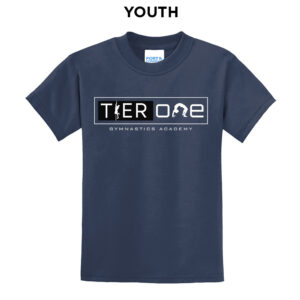Tier One Youth Short Sleeve Tee-navy