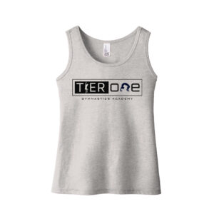 Tier One District Girls/Youth V.I.T. Tank-Light Heather Grey