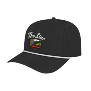 The Line Athletic Rope Cap-Black/White Rope