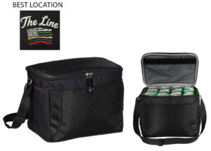 The Line Port Authority 12-Can Cube Cooler-Black/Black