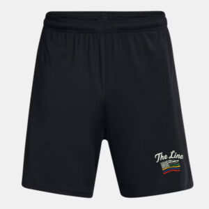 The Line Under Armour Men’s UA Tech Vent 7″ pocketed  Shorts-Black