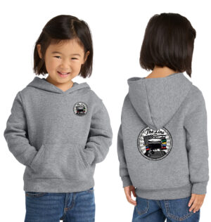 The Line Toddler Pullover Hooded Sweatshirt-Athletic Heather