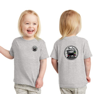 The Line Toddler Fine Jersey  T-Shirt-Heather Grey