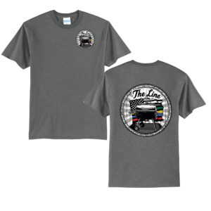 The Line Unisex Short Sleeve Tee-Graphite Heather