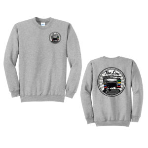 The Line Unisex Fleece Crewneck Sweartshirt-Athletic Heather