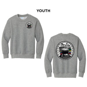 The Line Youth Fleece Crewneck Sweatshirt-Athletic Heather