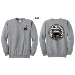 The Line TALL Ultimate Crewneck Sweatshirts-Athletic Heather