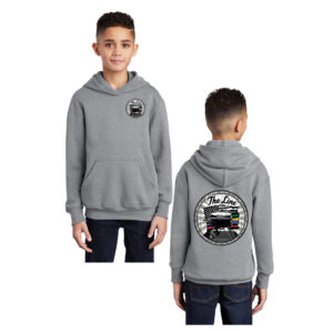 The Line Youth Hooded Sweatshirt-Athletic Heather