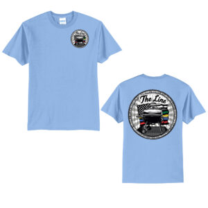 The Line Tall Short Sleeve Tee-Light Blue