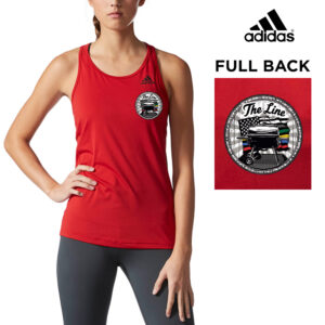The Line Adidas Women’s Performer Baseline Tank-Power Red (L, XL, 2X)