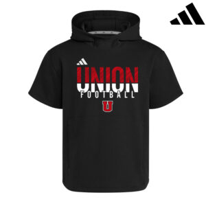 Union Football Adidas  Dugout NWV Short Sleeve Hoodie- BLACK