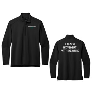 STAFF Port Authority C-FREE Men Double Knit 1/4-Zip-Deep Black