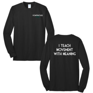 STAFF Unisex Cotton Long Sleeve Tee-Black