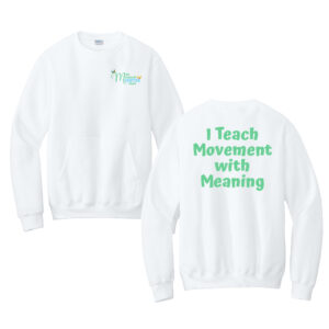 STAFF Unisex Core Fleece Crewneck Pocket Sweatshirt-White