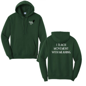 STAFF Unisex Fleece Hooded Sweatshirt-Dark Green