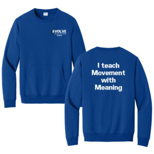 STAFF Unisex Core Fleece Crewneck Pocket Sweatshirt-True Royal
