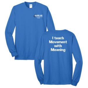 STAFF Unisex Cotton Long Sleeve Tee-Royal