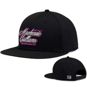 Mackenzie Guilliams The Game Perforated GameChanger Snapback Cap-Black