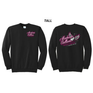 Mackenzie Guilliams Tall Fleece Crewneck Sweatshirt-Black