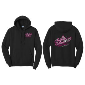 Mackenzie Guilliams Unisex Fleece Hooded Sweatshirt-Black