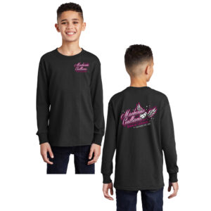Mackenzie Guilliams Youth Cotton Long Sleeve Tee-Black