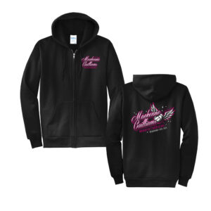 Mackenzie Guilliams Unisex Core Fleece Full Zip Hooded Sweatshirt-Black