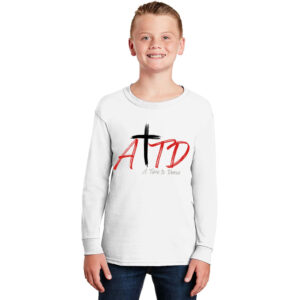 A Time to Dance Youth Long Sleeve Tee-White