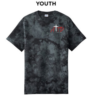 A Time to Dance YOUTH Crystal Tie-Dye Tee-Black