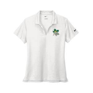 Geneseo Nike Ladies Dri-FIT Micro Pique 2.0 Polo-White